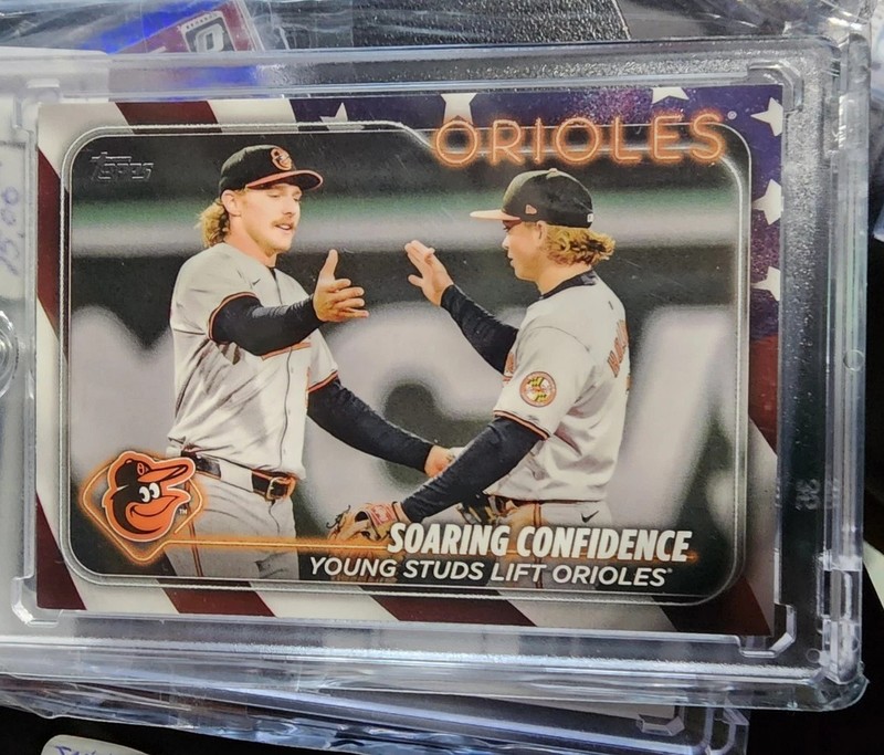2024 Topps Gunnar Henderson & Jackson Holliday  RC /76 Veteran Combos SSP