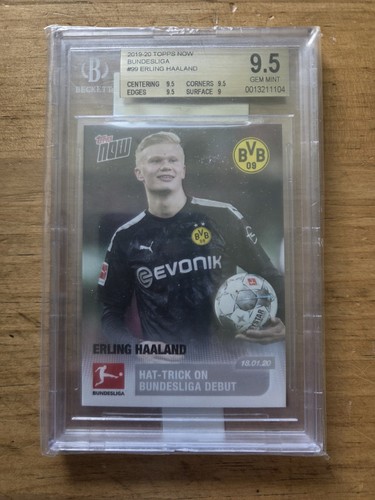 Erling Haaland #99 2019 Topps Now Bundesliga card