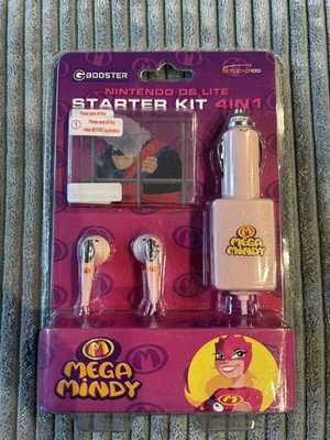 NINTENDO DS LITE STARTER KIT 4 in 1 MEGA  MINDY NEU OVP Kopfhörer AutoLadegerät 