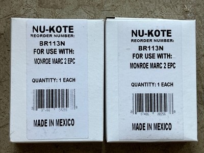 New! Lot of 2 Nukote Model BR113N Cartridge Monroe Series Marc 2 EPC Black/Red