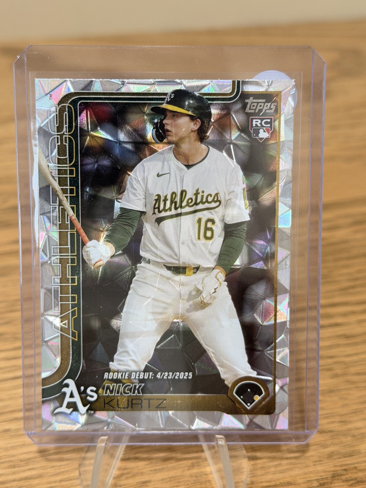 2025 Topps Update Series - Rookie Debut Nick Kurtz #US197 Diamante Foil (RC)