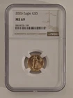 2026 Eagle G$5 MS69 NGC Certified Gold Coin