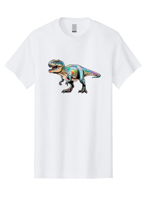 T-Rex-15 Mens Graphic Tee, 100% Cotton, Casual Summer Wear