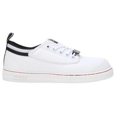 Volley Safety Steel Cap Mens Black Grey White Toe Caps Volleys Work Lace Shoes