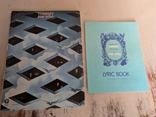 Vintage 1969 The Who Tommy Songbook Sheet Music 1st Ed With Insert Lyric Book