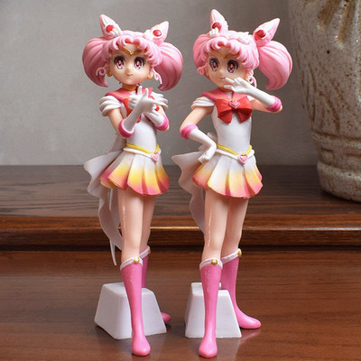 2 Pcs/Set Sailor Moon Eternal Super Chibi Moon Figure Glitter & Glamours Type