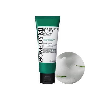SOME BY MI AHA BHA PHA 30 Days Miracle Acne Clear Foam - 100ml - Reiniger v...