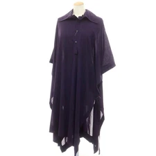 Issey Miyake 2024 Poncho Coat Dark Purple [Size not specified (approx. L)] [Purp