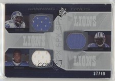 2008 SPx Winning Trios Numbered to 49 37/49 Ernie Sims Kevin Smith #WT25 b6s