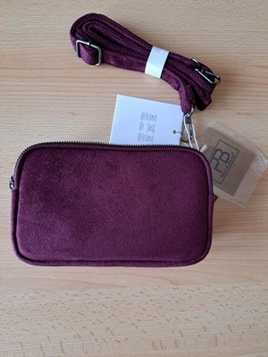 Paolo Bags Crossbodybag Damen, weinrot