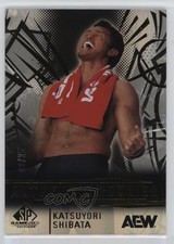 2025 SP Game Used AEW Authentic Rookies Rainbow 9/25 Katsuyori Shibata #97 z7d