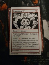 Pyromancy 101 S Mystery Booster 2 Playtest Cards NM