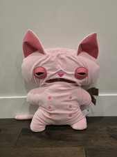 Fuggler Bigg Fugg 18" Wrinkle McStinkles Hairless Pink Sphinx Cat Pillow Plush
