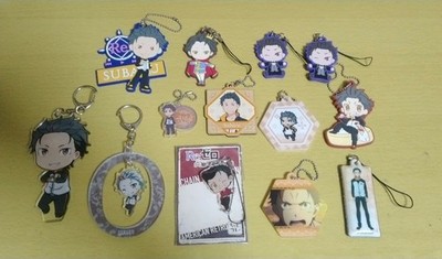 Re:ZERO Natsuki Subaru Acrylic Keychain Set 13pcs Character Goods Good Condition