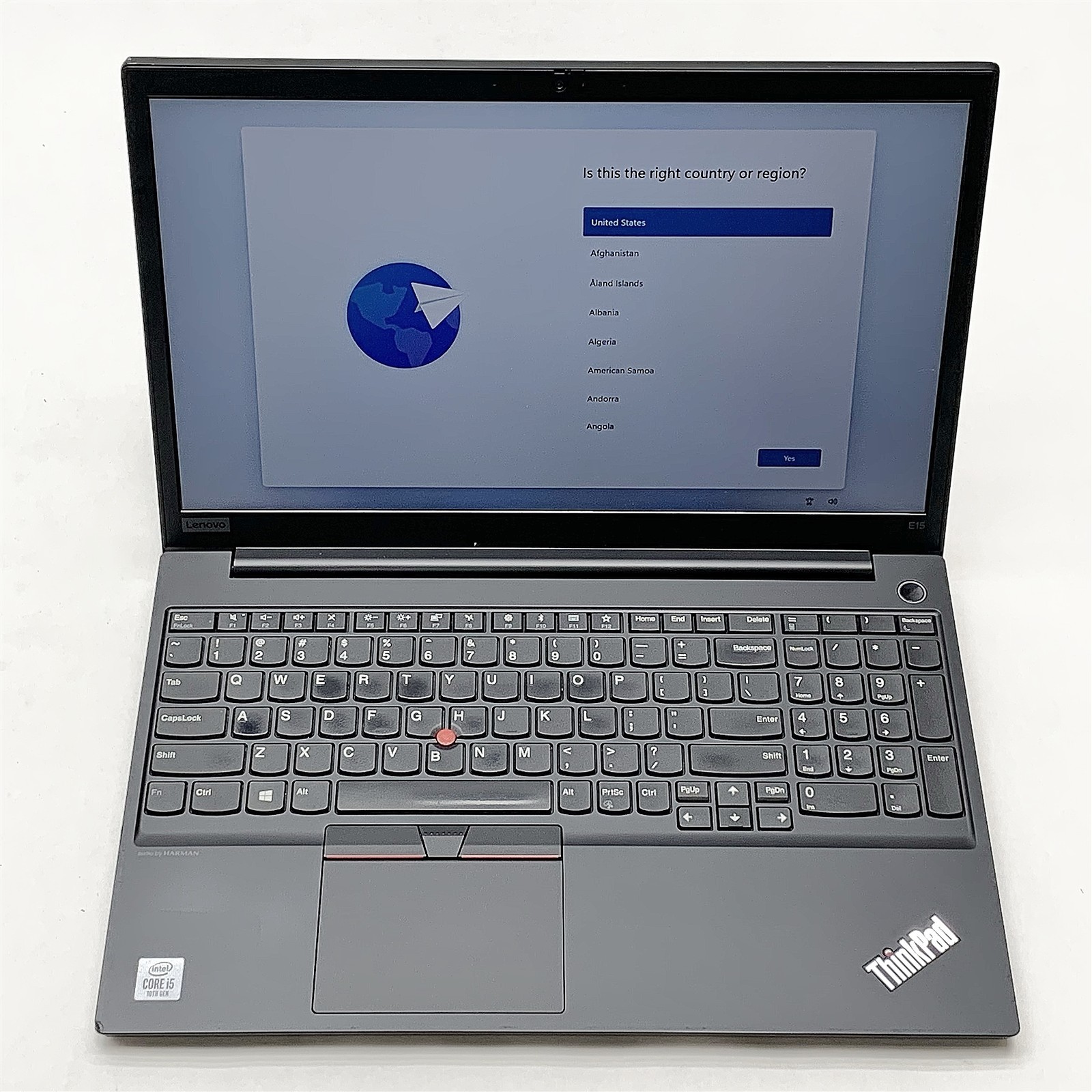Lenovo ThinkPad, 15.6-Inch Laptop, with Intel Core i5 10th Generation, Windows 11 Home