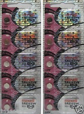 10 Maxell SR616SW Watch Batteries