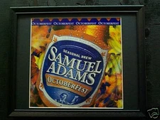 SAMUEL ADAMS OKTOBERFEST  BEER SIGN  #225