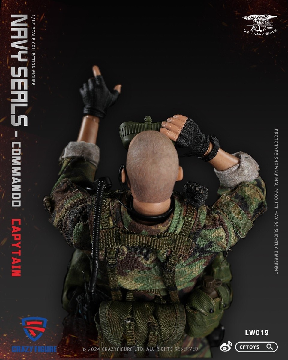 New CFTOYS LW019 1/12 SEAL Special Assault Team Captain
