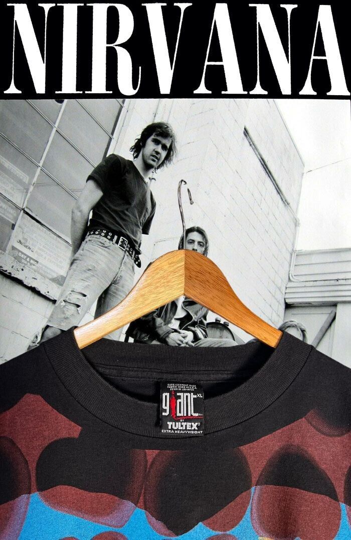 vtg nirvana 90s XL Dead Stock RockStar Giant Tultex Vintage vtg nirvana 90s XL Dead Stock RockStar Giant Tultex Vintage