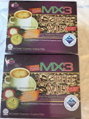2 BOXES MX3 COFFEE HIGH SOURCE OF VIT C AND CALCIUM | eBay
