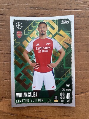 Match Attax 24/25 Limited Edition #LE4 William Saliba