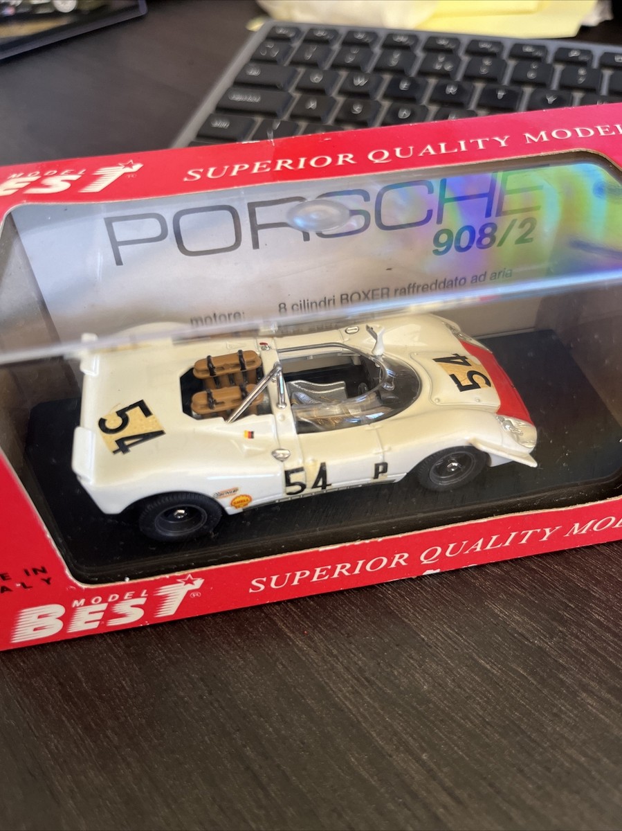 Best 1/43 Porsche 908/2 Flunder Brands Hatch 1969 #54 Diecast