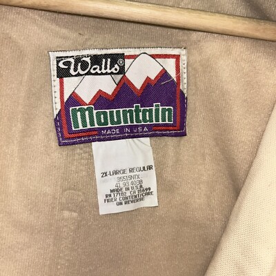 る〜か　ブラウン Vintage 1990's Walls Mountain Western Jacket, Deadstock NWT, Size