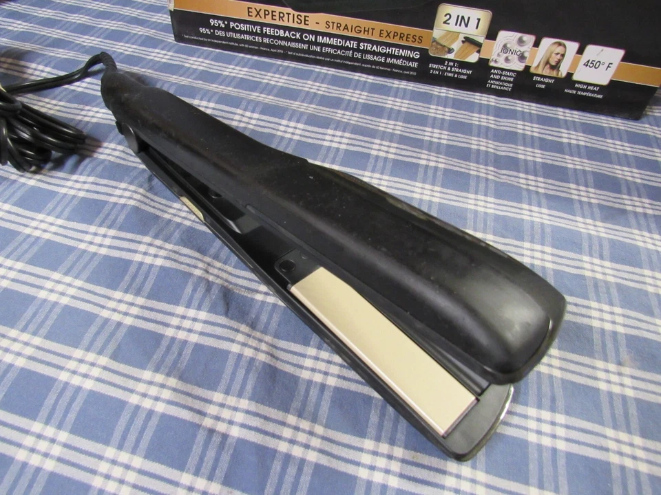 Rowenta Straight Express 1-Inch Ceramic Tourmaline Flat Iron FAST FREE SHIPPING - Image 3 of 4