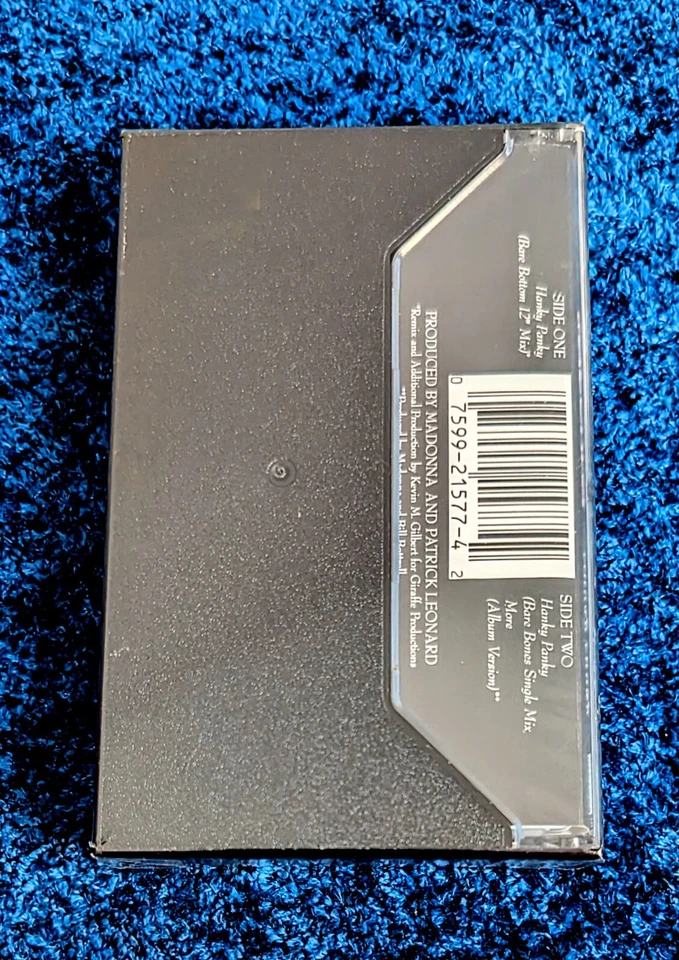 MADONNA SEALED HANKY PANKY CASSETTE MAXI BLACK BOX TAPE US 1990 I'm Breathless - Image 3 of 4