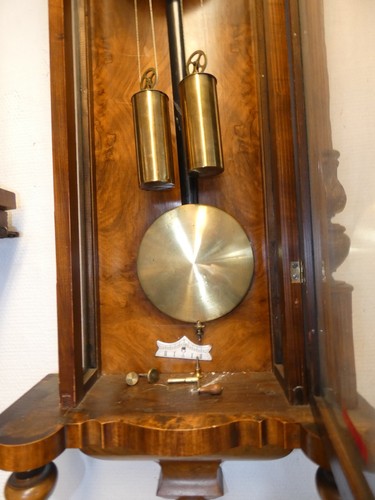 4C071 Gustav Becker Vienna Regulator Art Nouveau Walnut Second Hand 118Cm High - Picture 12 of 20