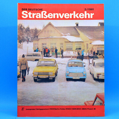 German Road Traffic 2/1981 Mitropa Walsleben Tatra 613 Potsdam Zastava a