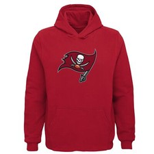 Outerstuff Youth Boys Tampa Bay Buccaneers NFL Primary Logo Fleece Hoodie