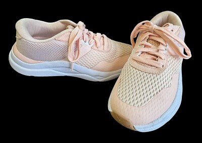 AVIA Women's Athletic Shoes Sz 8 Pink Peach Lightweight Arch Support