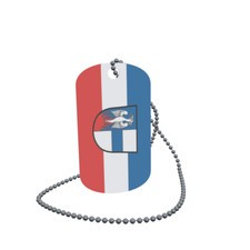 Dog Tag Flag Bunting Bechtsried Dog Tag Aluminium 30 x 50mm
