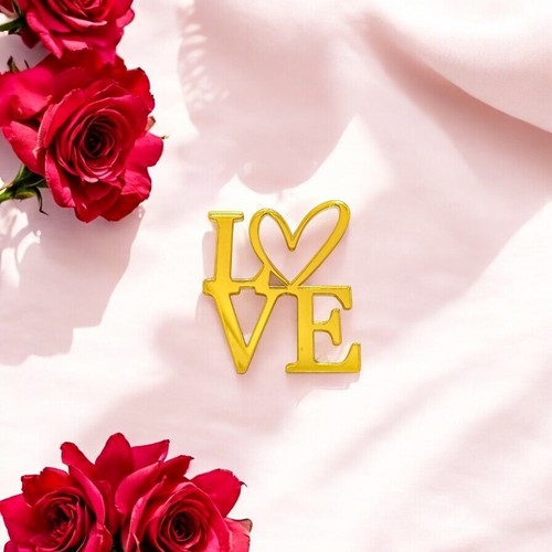 Valentines Day, Cupcake Cake LOVE Charms Decoration Various Colours - Afbeelding 8 van 9