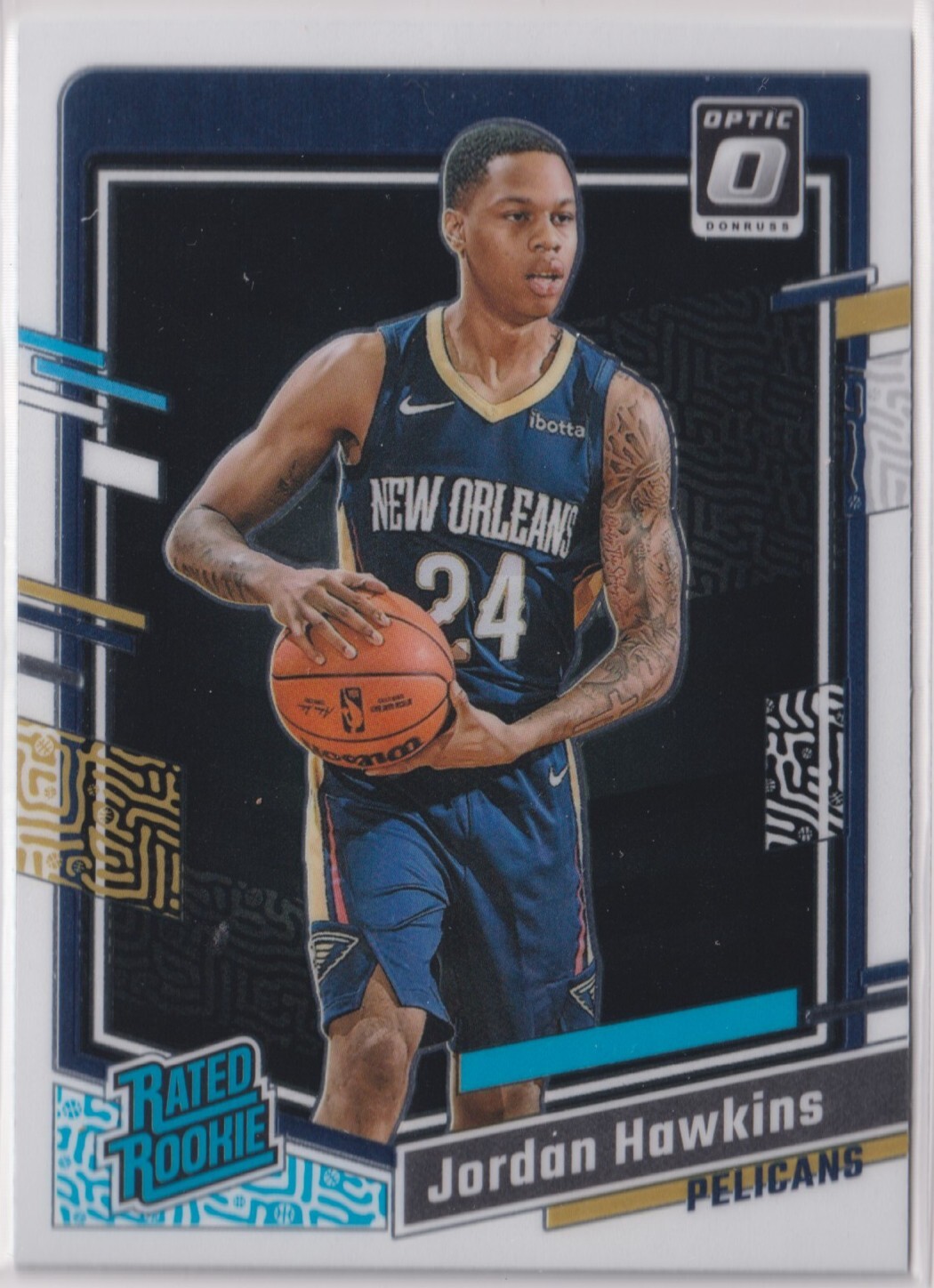 Jordan Hawkins 2023-24 Panini Donruss Optic Base Rated Rookie #238