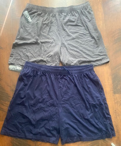 2 Cascade Sport Sweat Shorts Men's 3XL Big & Tall Gym Athleticwear 2-Pocket