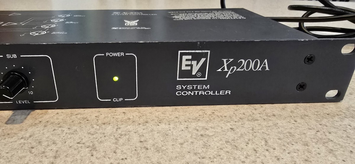 【EV】エレクトロボイスXp200A システムコントローラー アダプター付き EV】エレクトロボイスXp200A システムコントローラー アダプター