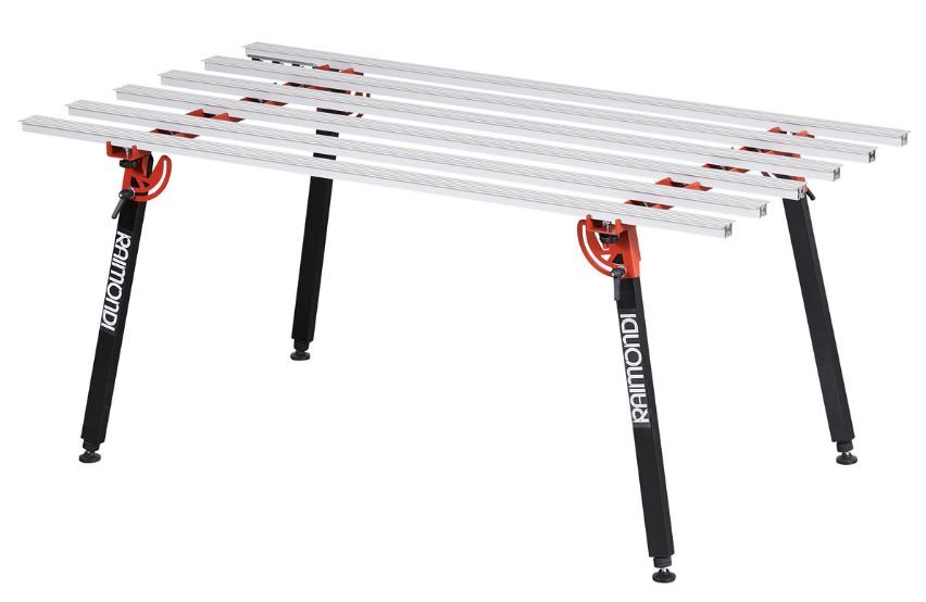 Banco da Lavoro per Piastrellista a Larghezza Variabile BM180 MKIII con Gambe Pi