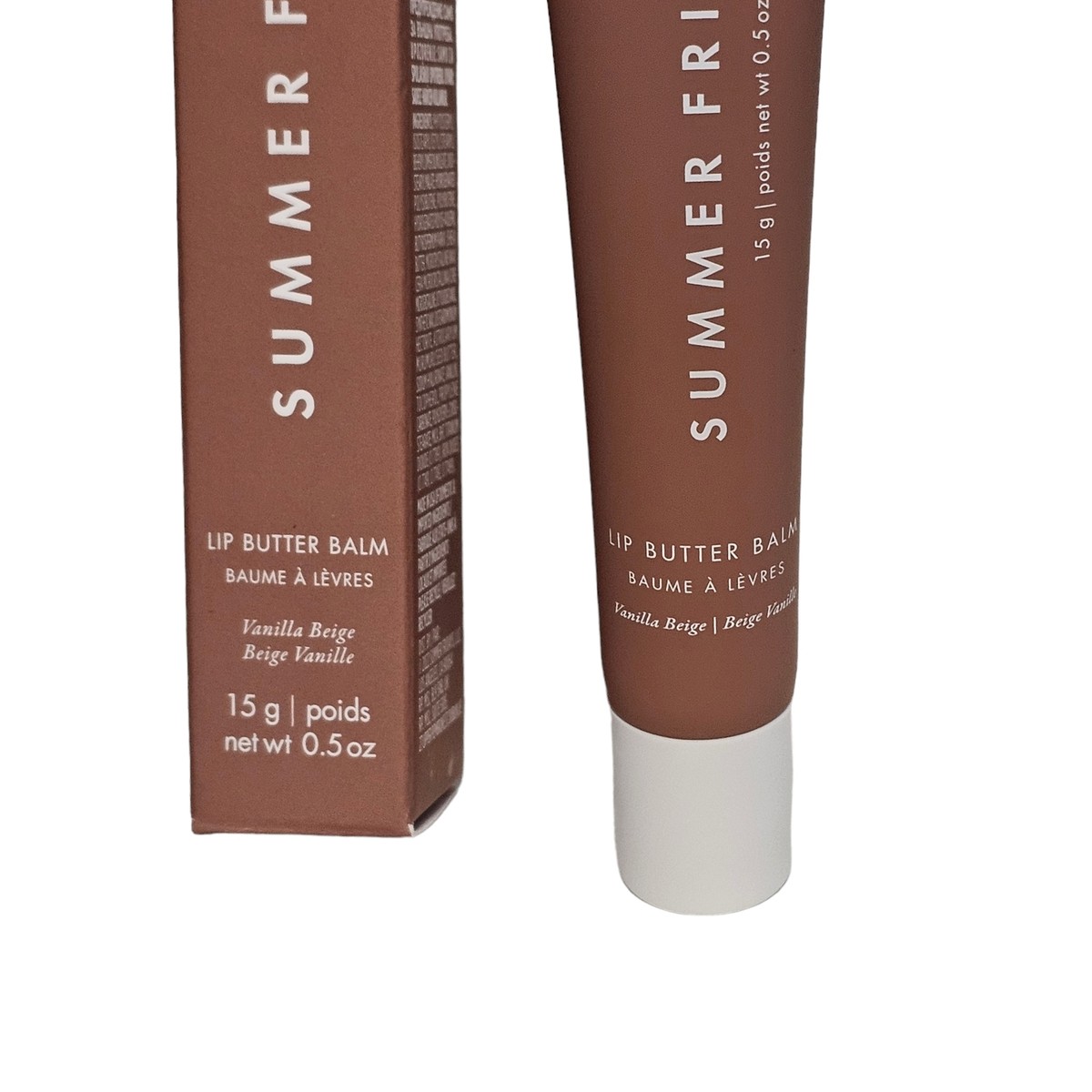 Summer Fridays VANILLA BEIGE Lip Butter Balm 0.5oz/15g Full Size