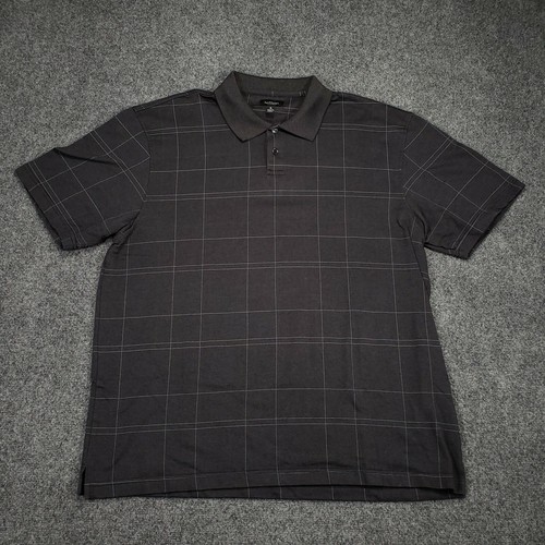 Van Heusen Polo Shirt XL Black Regular 