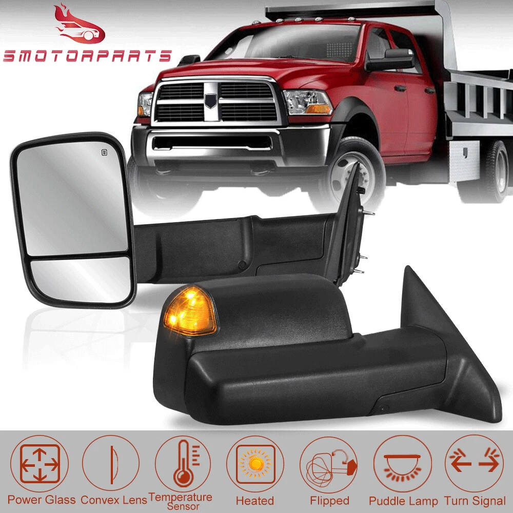 Set(2) Power Heated Tow Mirrors For 2009-2018 Dodge Ram 1500 2010-2018 2500 3500
Opens in a new wind