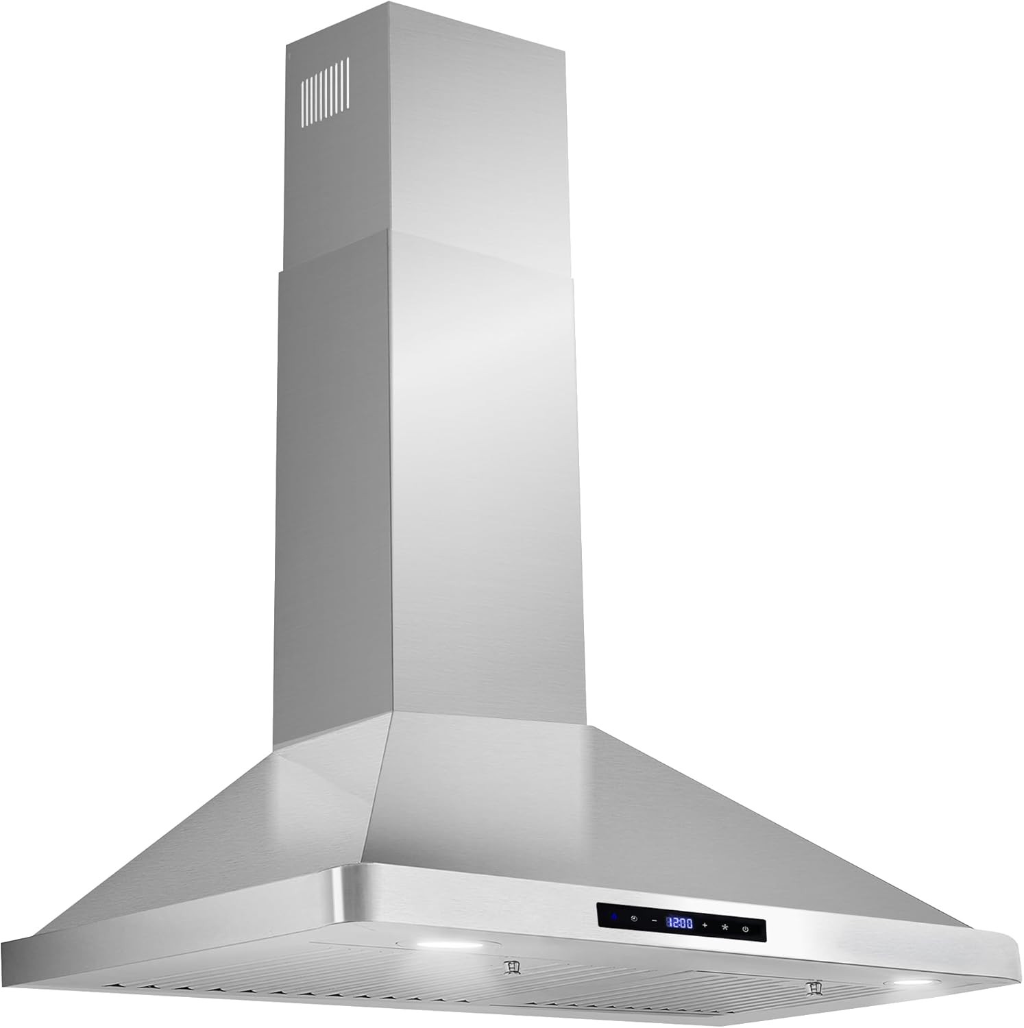 30" Vista Collection Wall Mount Range Hood, 380 CFM, Stainless Steel, LED Lights