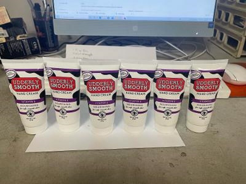 UDDERLY SMOOTH Shea Butter BABY POWDER  2 Oz HAND CREAM Lotion LOT of 6 NEW