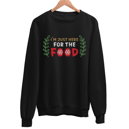 Christmas Jumper Slogan Sweater Unisex Santa Black Novelty Funny Sweatshirt - Picture 35 of 79