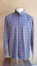 JOHN VARVATOS USA Multi-color Plaids Cotton Button Front Long Sleeve Shirt Sz L
