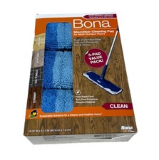 Bona Microfiber Cleaning Pad 18.31 X 5.12 3 PACK