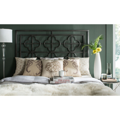 Safavieh Lucina Metal Headboard Antique Iron Twin for sale online