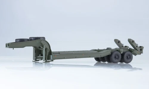 Camión tractor SSM 1/43 RUSO MAZ-537 + Semirremolque CMZAP-5247G modelo fundido a presión - Imagen 10 de 17