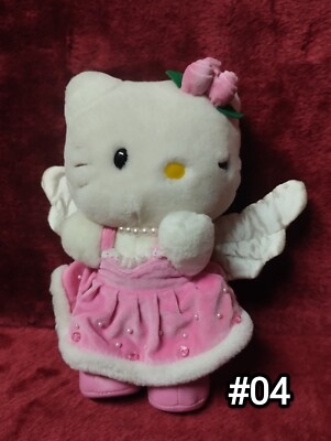 Vintage 2000 Hello Kitty Pink Velvet Angel 8